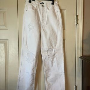 Wild Fable White Mom Jeans